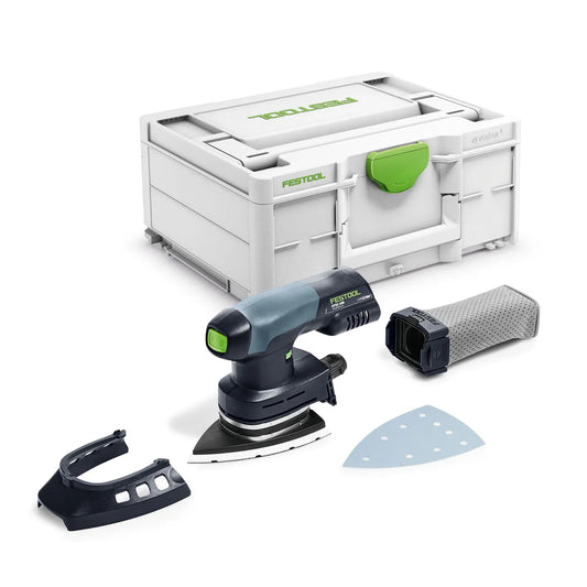 Festool DTSC 400 Akku-Deltaschleifer mit Systainer, Schleifteller und Zubehör im Lieferumfang