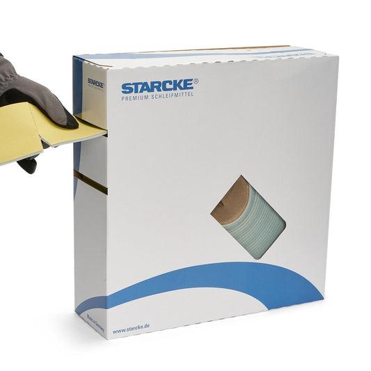 Perforierte Schleifrolle 25 m für Handschliff