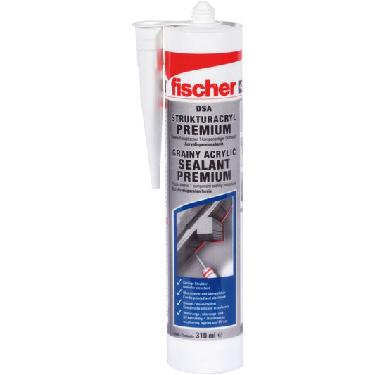 fischer Strukturacryl Premium DSA Acryldichtstoff