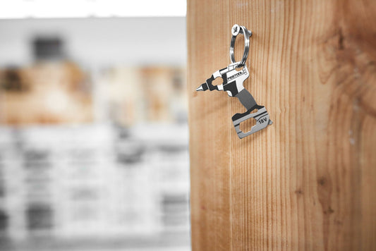 Festool Keytool KT-TPC-FT1 Multifunktionswerkzeug am Schlüsselbund, 8 Funktionen, Edelstahl matt.
