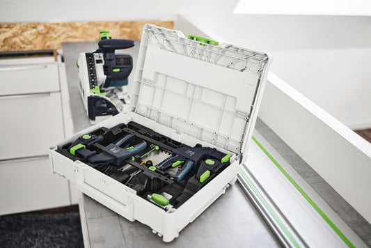Festool Zubehör-Set ZS FS-EP TS60 in Systainer mit Eintauch-Positionsanzeiger, Einhandzwingen und Zubehör