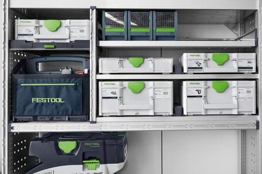 Festool Systainer³ ToolBag SYS3 T-BAG M Werkzeugtasche mit Systainer-Kopplung in Regal