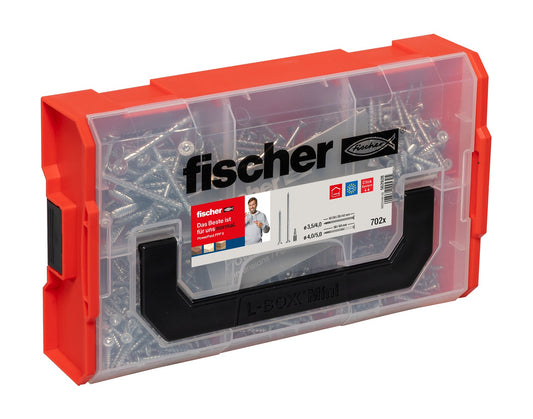 fischer PowerFast II Schraubenbox – Inhalt 702-teilig