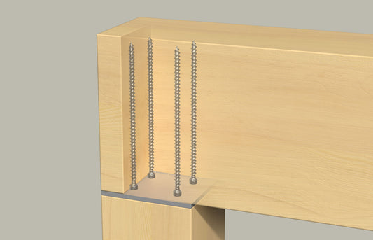 Holzverbindung mit Konstruktionsschrauben