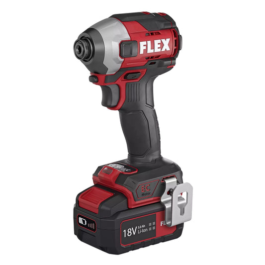 FLEX ID 1/4" 18.0-EC HD Akku-Schlagschrauber 18 V mit montiertem 5,0Ah Akku