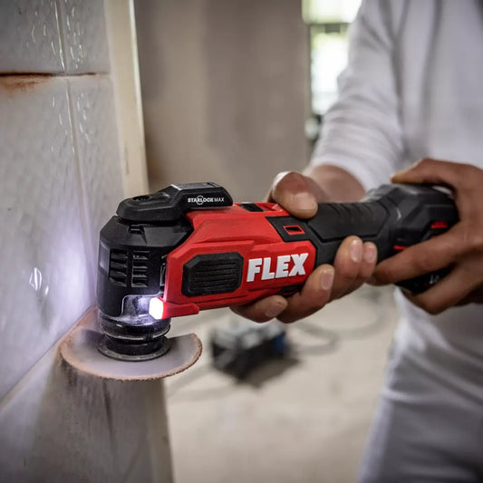 Flex MT 18.0-EC Akku-Multitool 18V Anwendung zur Fugenentfernung