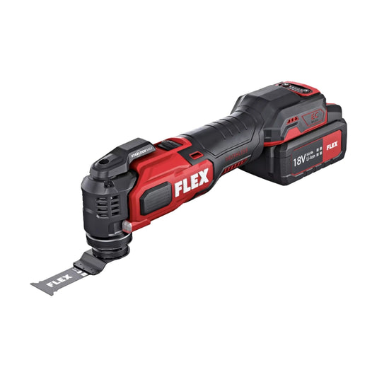 Flex MT 18.0-EC Akku-Multitool 18V mit montiertem 5,0 Ah Akku