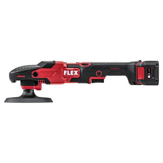 FLEX Akkupolierer PE 150 18-EC C Set Seitenansicht - Schleiftitan.de