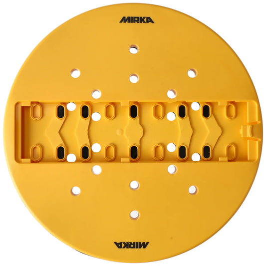 Mirka DecoSander Schleifteller Ø 225 mm, Multihole, hart - Draufsicht