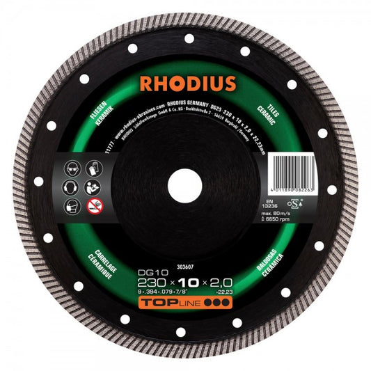 Rhodius DG10 Diamanttrennscheibe 230 mm