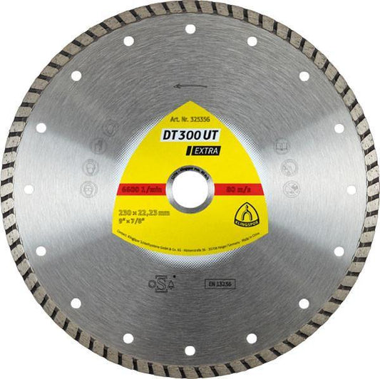 Klingspor Diamanttrennscheibe DT 300 UT EXTRA - Schleiftitan.de