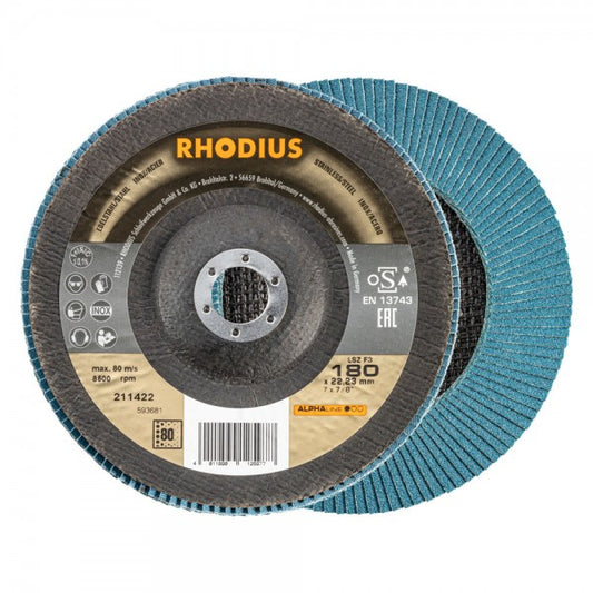 Detailaufnahme der konisch angeordneten Lamellen der RHODIUS LSZ F3